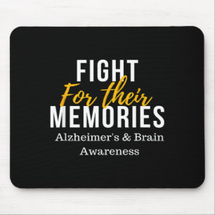 Kampf für Erinnerungen Alzheimer & Gehirn Mousepad