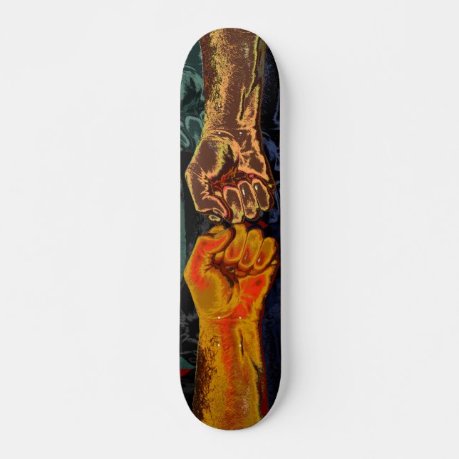 "KAMPF!" (Für, was recht ist) Skateboard (Vorne)