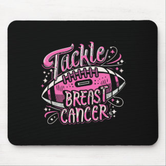 Kampf gegen Brustkrebs Fußball Rosa Band Bewusstse Mousepad