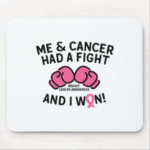 Kampf gegen Brustkrebs I Won Breast Cancer Survivo Mousepad