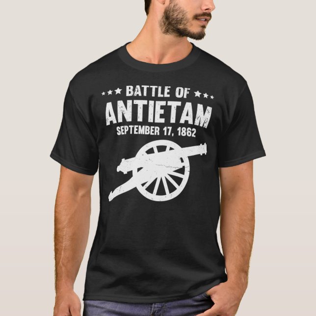 Kampf gegen das Zivile Schlachtfeld von Antietam T-Shirt (Vorderseite)