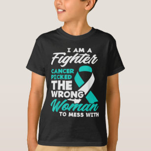 Kampf gegen den Krebs, der falsche Frau, den Gebär T-Shirt