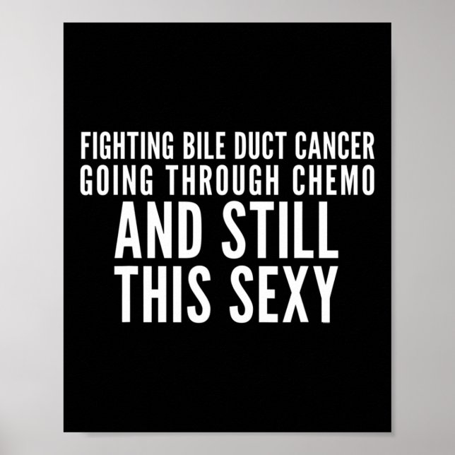 Kampf gegen den unkontrollierten Krebs durch Chemo Poster (Vorne)