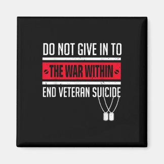 Kampf gegen den Veteran Suizid Ptsd Bewusstsein 22 Magnet