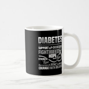 Kampf gegen Diabetes Sensibilisierung Unterstützun Kaffeetasse
