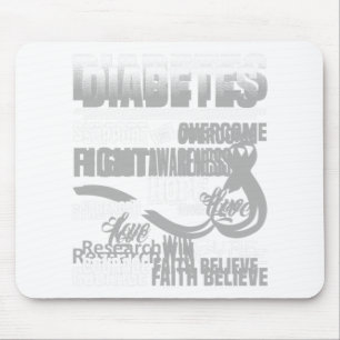 Kampf gegen Diabetes Sensibilisierung Unterstützun Mousepad