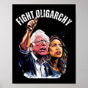 Kampf gegen die Oligarchie Bernie Sanders und die Poster