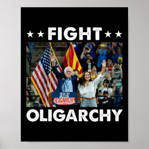 Kampf gegen die Oligarchie Bernie Sanders und die  Poster