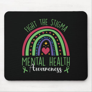 Kampf gegen die psychische Gesundheit Bewusstseins Mousepad