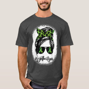 Kampf gegen die Stigma Leopard Print Messy Bun Men T-Shirt