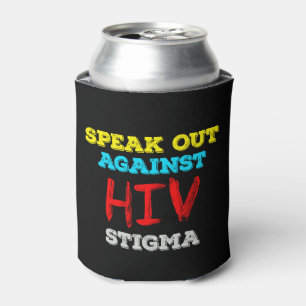 Kampf gegen HIV-Stigma - Aids-Bewusstsein Dosenkühler