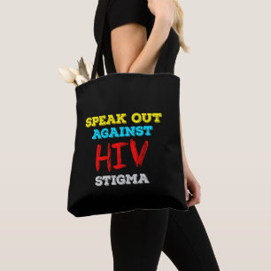 Kampf gegen HIV-Stigma - Aids-Bewusstsein Tasche