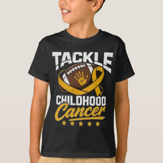 Kampf gegen Kinderkrebs-Bewusstsein Fußball T-Shirt