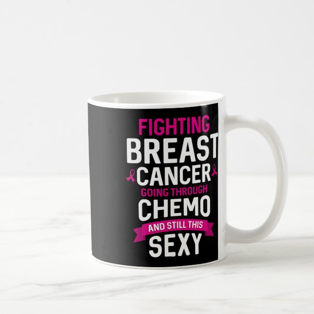 Kampf gegen Krebs Chemo noch Y Krebsbekämpfung Kaffeetasse (Rechts)