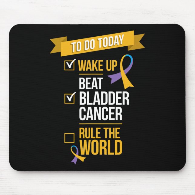 Kampf gegen Krebs in der Welt Mousepad (Vorne)