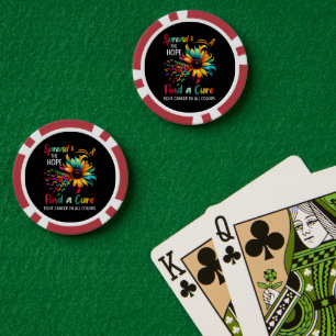 Kampf gegen Krebs in Hoffnung verbreiten Finden Si Pokerchips