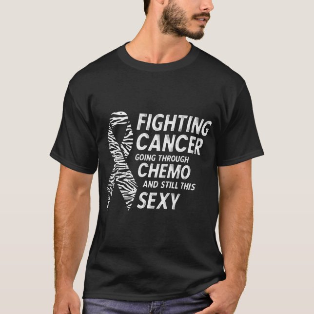 Kampf gegen Krebs Karzinoid Krebs Bewusstsein T-Shirt (Vorderseite)