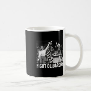 Kampf gegen Oligarchie Protest und Widerstand gege Kaffeetasse