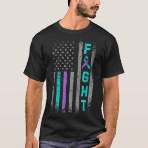 Kampf gegen Suizidprävention-Bewusstsein Us Amerik T-Shirt