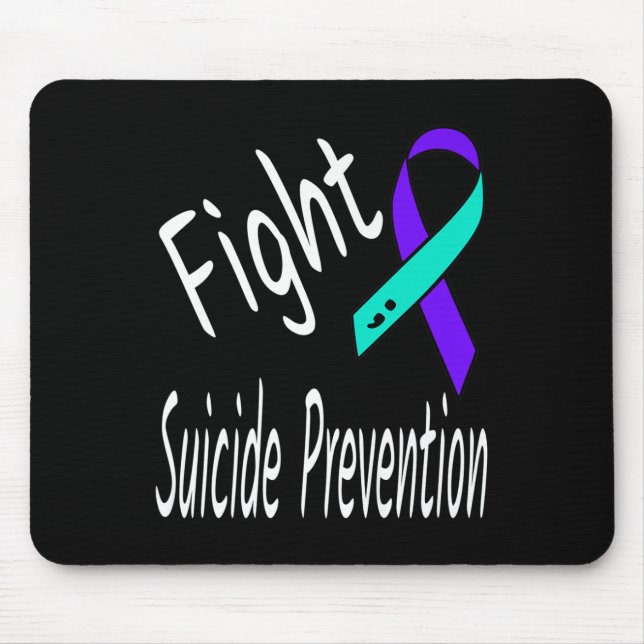 Kampf gegen Suizidprävention Mousepad (Vorne)