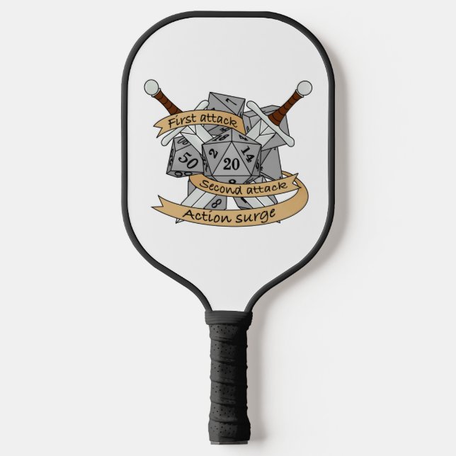 Kampf gegen Würfel Pickleball Schläger (Vorderseite)