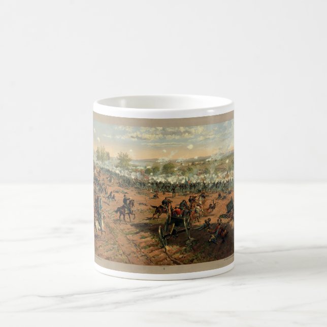 Kampf Gettysburg Hancock bei Gettysbug Thulstrup Kaffeetasse (Mittel)