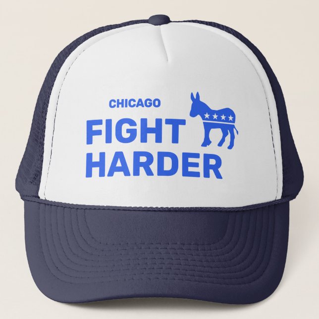Kampf Harder™ Trucker Hat (Anpassen!) Truckerkappe (Vorderseite)