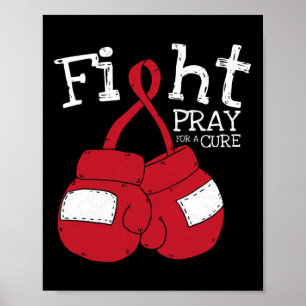 Kampf HIV Aids Gehirnaneurysm Schlaganfall Coole A Poster