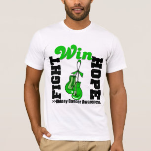 Kampf-Hoffnungs-Gewinn - Nieren-Krebs T-Shirt