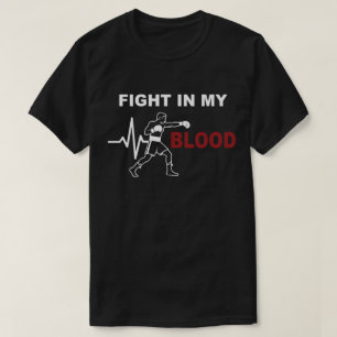 Kampf in meinem Blut Boxmotivation T-Shirt