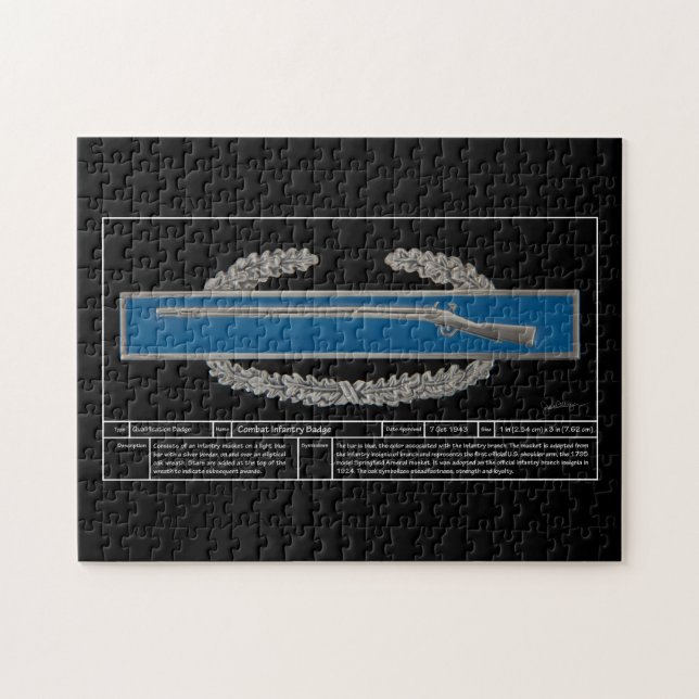 Kampf-Infanterie-Abzeichen technisch (Horizontal)