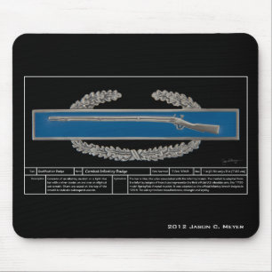 Kampf-Infanterie-Abzeichen technisch Mousepad