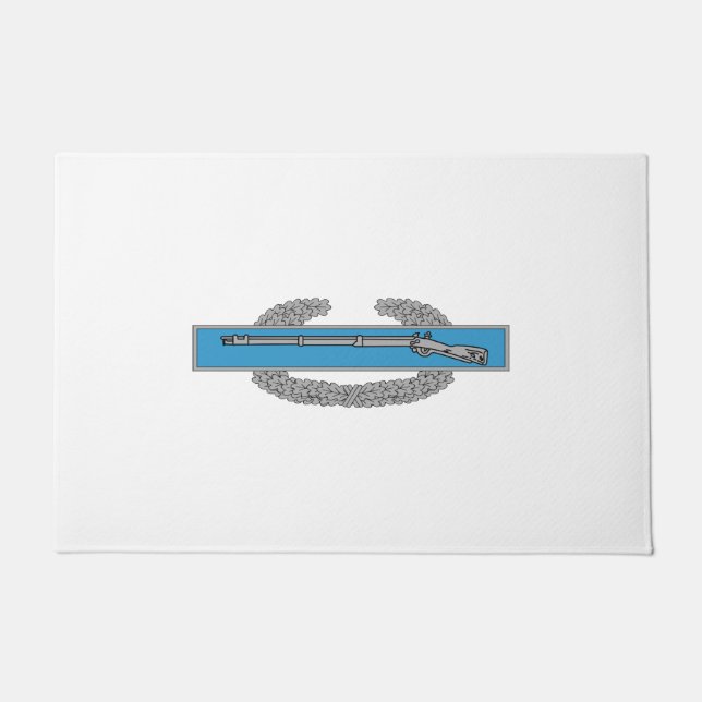 Kampf Infantryman Abzeichen CIB Army Veteran Fußmatte (Vorderseite)