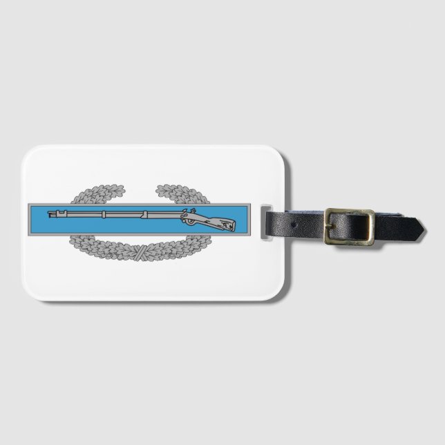 Kampf Infantryman Abzeichen CIB Army Veteran Gepäckanhänger (Vorderseite (Horizontal))