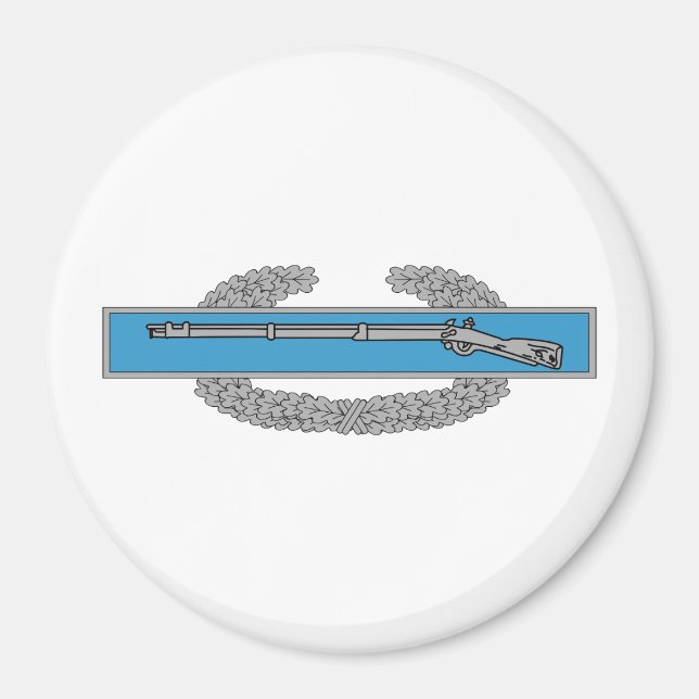 Kampf Infantryman Abzeichen CIB Army Veteran Magnet (Vorne)
