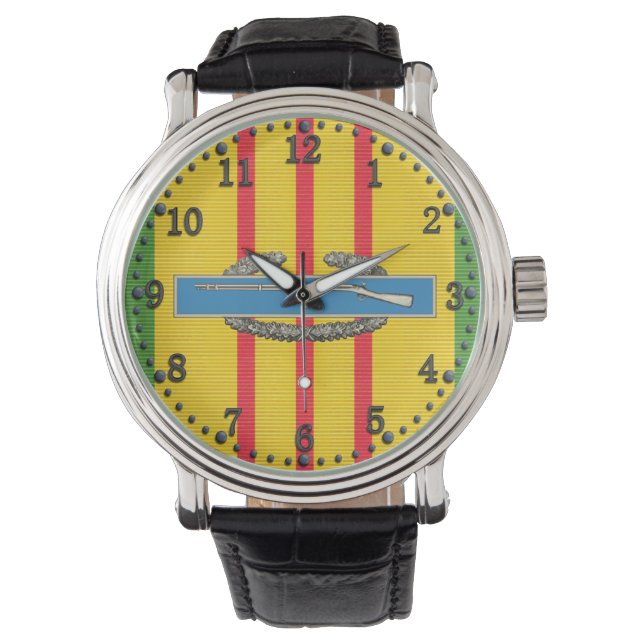 Kampf Infantryman Abzeichen VSM Watch Armbanduhr (Vorderseite)