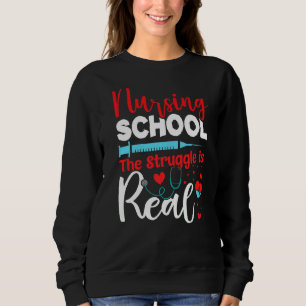 Kampf ist echte Krankenpflege für Studenten fleißi Sweatshirt