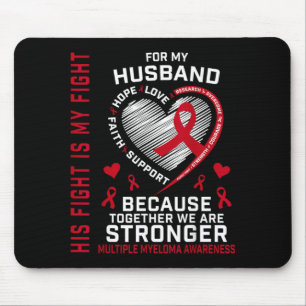 Kampf ist Kampf Melanom-Hautkrebs-Bewusstsein Mousepad