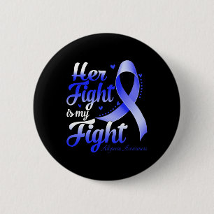 Kampf ist mein Kampf Alopezie Bewusstseinswarter R Button