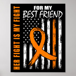 Kampf ist mein Kampf Beste Freund Leukämie Bewusst Poster