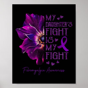 Kampf ist mein Kampf gegen Anemone Fibromyalgie Be Poster