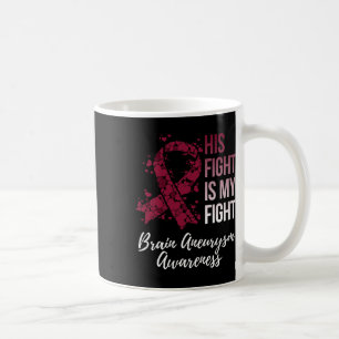 Kampf ist mein Kampf gegen das Aneurysma-Bewusstse Kaffeetasse