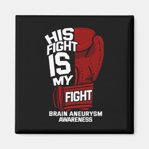 Kampf ist mein Kampf gegen das Aneurysma-Bewusstse Magnet