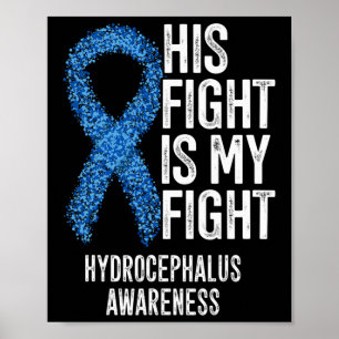 Kampf ist mein Kampf gegen den Hydrocephalus Bewus Poster