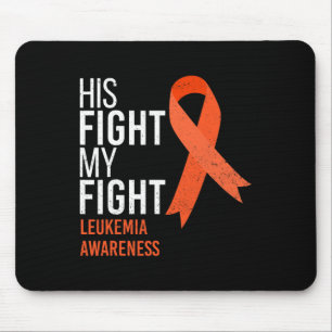 Kampf ist mein Kampf gegen Leukämie Krebs Bewussts Mousepad