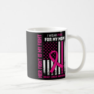 Kampf ist mein Kampf Ich trage rosa Mama Brustkreb Kaffeetasse