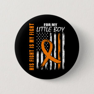 Kampf ist mein Kampf Kleiner Junge Sohn Leukemia A Button
