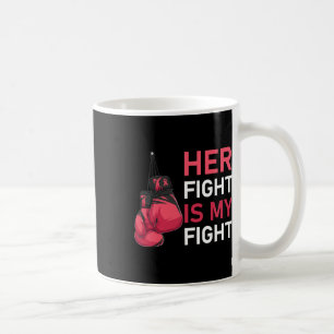 Kampf ist meine Brustkrebs-Bewusstseinsfamilie Kaffeetasse