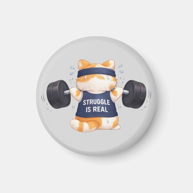 Kampf ist real magnet (Vorne)