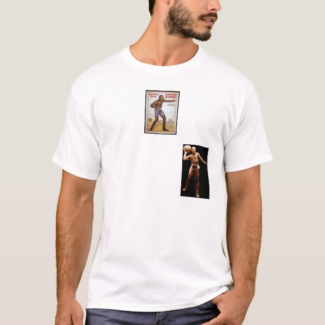 Kampf Jack-Johnsons 1910 T-Shirt (Vorderseite)